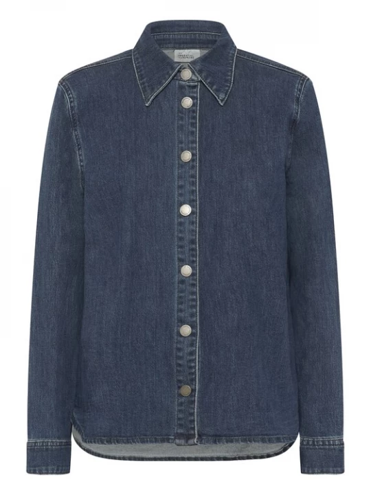 Foto van product My Essential Wardrobe Blouse 'Linn Sofia 115' blauw denim