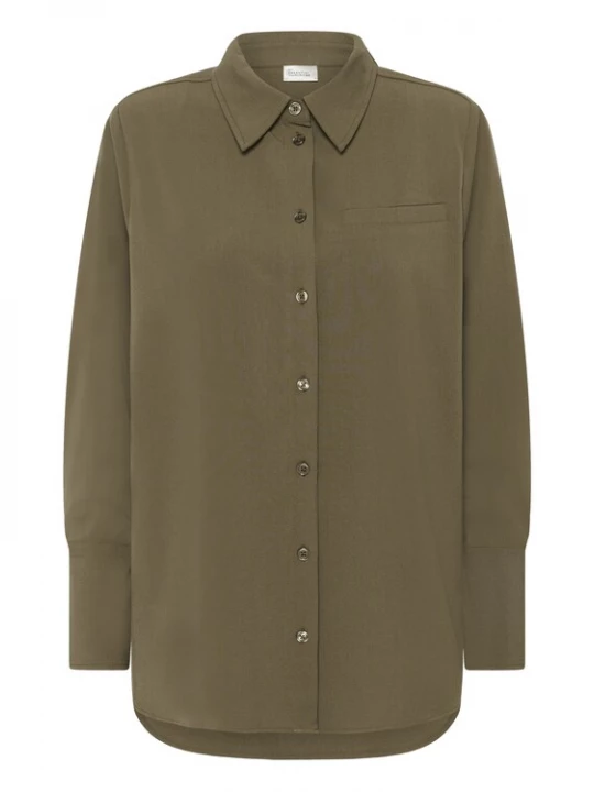 Foto van product My Essential Wardrobe Blouse 'MWHace' donkergroen