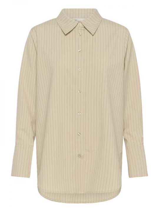 Foto van product My Essential Wardrobe Blouse 'VittaMW' lichtbruin / zwart