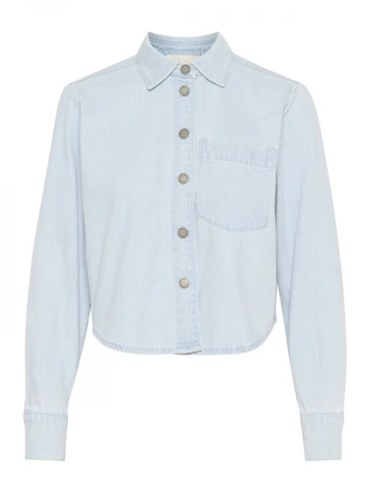 Foto van product My Essential Wardrobe Blouse 'Winnie' blauw denim