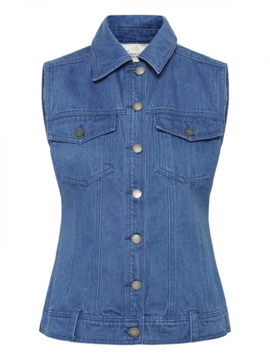 Foto van product My Essential Wardrobe Bodywarmer 'MWSaka' blauw