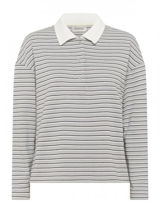 Foto van product My Essential Wardrobe Shirt 'Klara' smoky blue / nachtblauw / wit