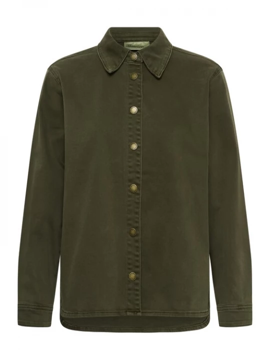 Foto van product My Essential Wardrobe Shirt 'MWLinn' olijfgroen
