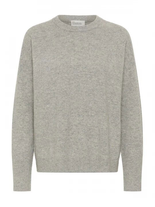 Foto van product My Essential Wardrobe Trui grijs gemêleerd