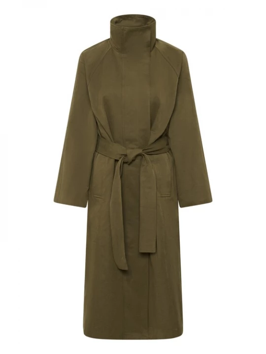 Foto van product My Essential Wardrobe Tussenmantel 'MWLyon' olijfgroen