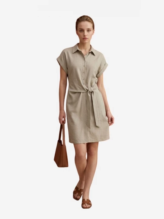 Foto van product My fashion Jurk beige