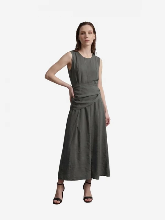 Foto van product My fashion Jurk olijfgroen