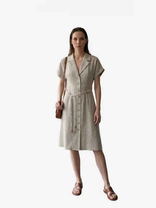 Foto van product My fashion Jurk stone grey