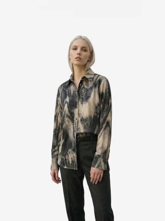 Foto van product My fashion Shirt beige / zwart