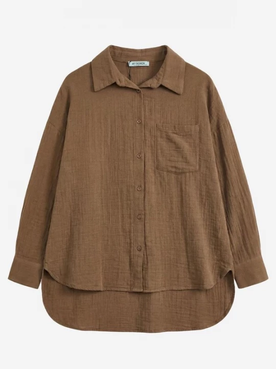 Foto van product My fashion Shirt bruin