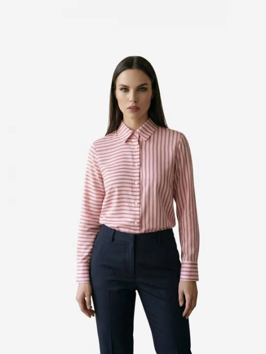 Foto van product My fashion Shirt lichtrood / wit