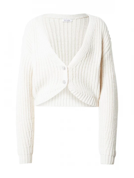 Foto van product MYLAVIE by Sarah Harrison Gebreid vest offwhite