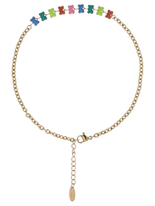 Foto van product MYMO Armband blauw / goud / grasgroen