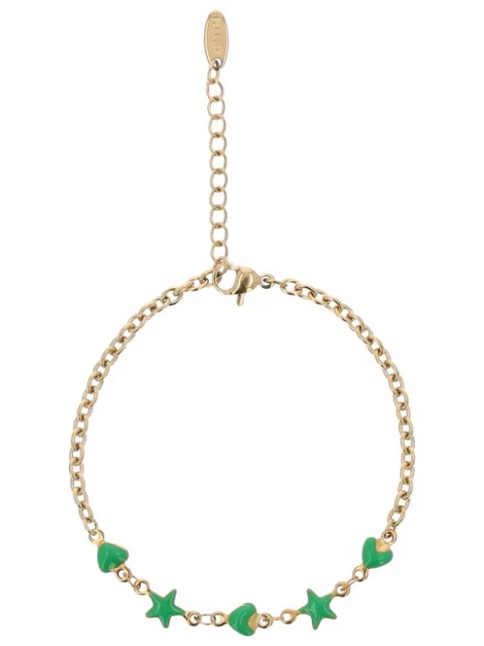 Foto van product MYMO Armband goud / groen