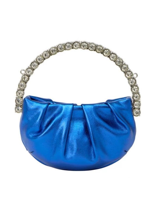Foto van product KRZY Handtas royal blue / koningsblauw / zilvergrijs