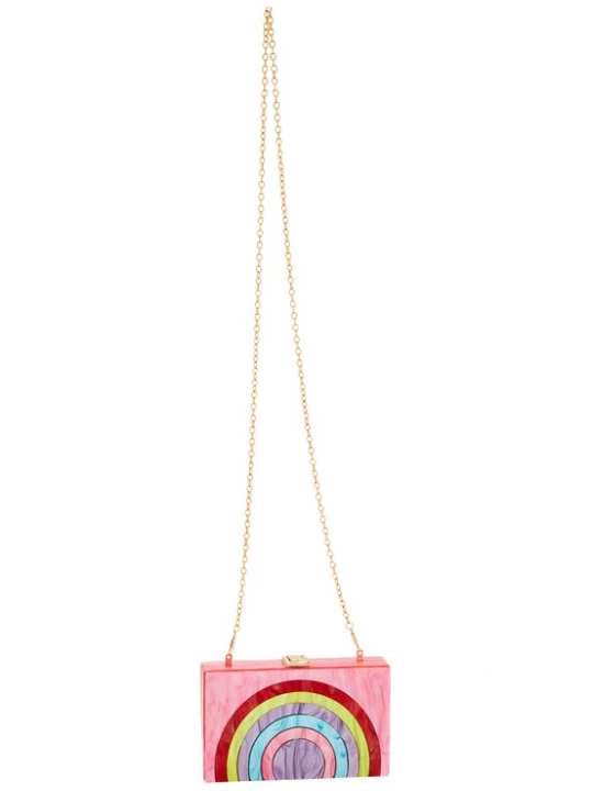 Foto van product myMo at night Clutch lichtblauw / geel / rosa / rood