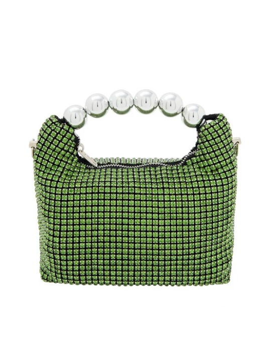 Foto van product KRZY Handtas groen / zilver