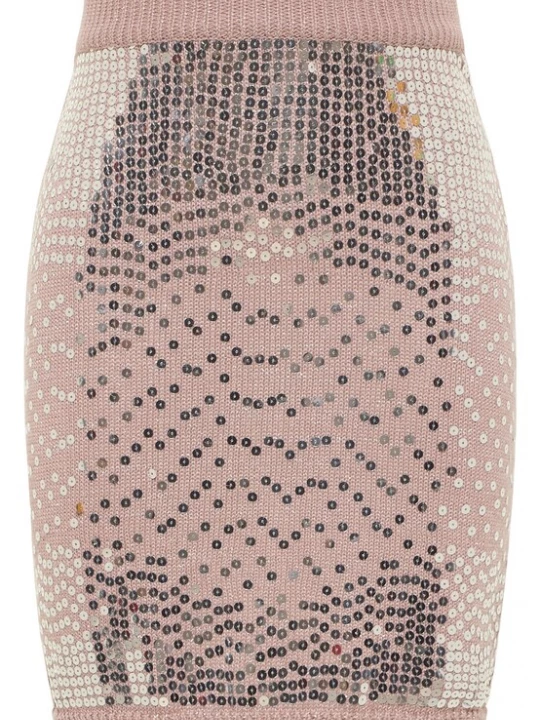 Foto van product myMo at night Rok beige / mauve / zilver