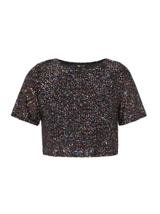 Foto van product myMo at night Shirt blauw / groen / zwart