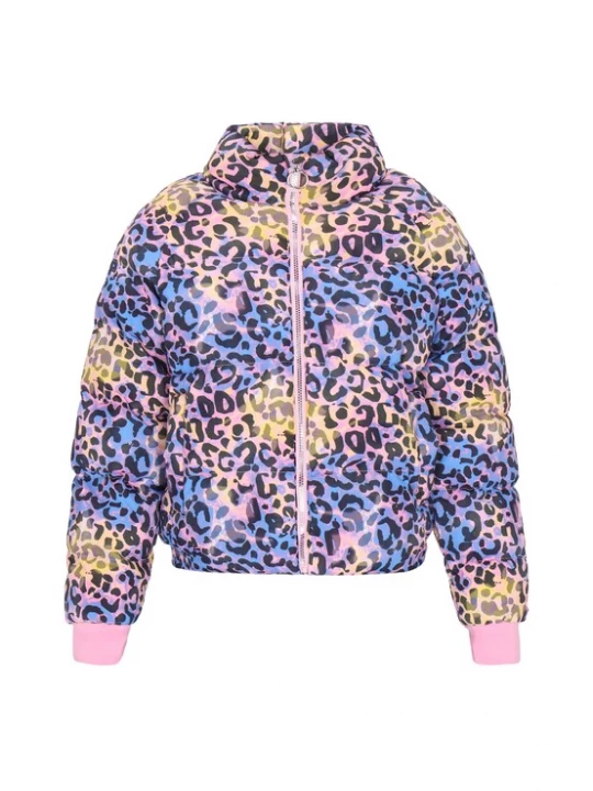 Foto van product myMo at night Winterjas blauw / geel / rosa / zwart