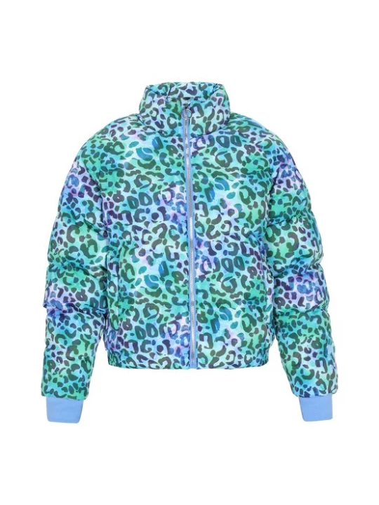 Foto van product myMo at night Winterjas blauw / groen / lila / zwart