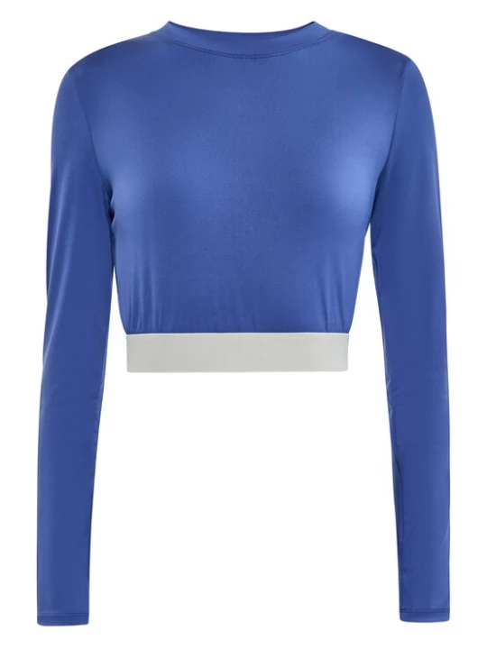 Foto van product myMo ATHLSR Functioneel shirt blauw / lichtgrijs