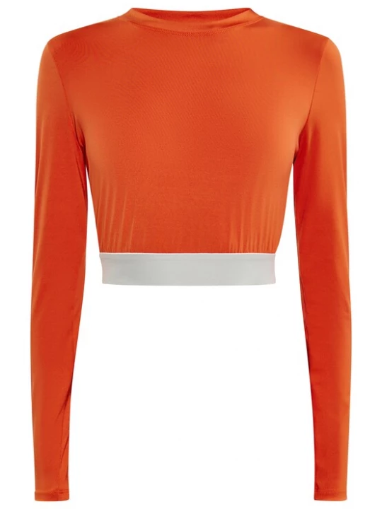 Foto van product myMo ATHLSR Functioneel shirt grijs / oranje