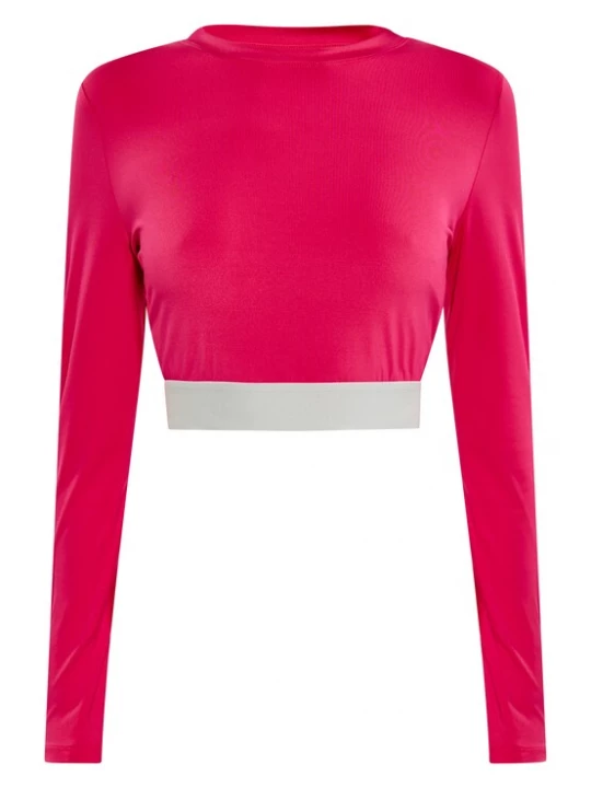 Foto van product myMo ATHLSR Functioneel shirt lichtgrijs / donkerroze