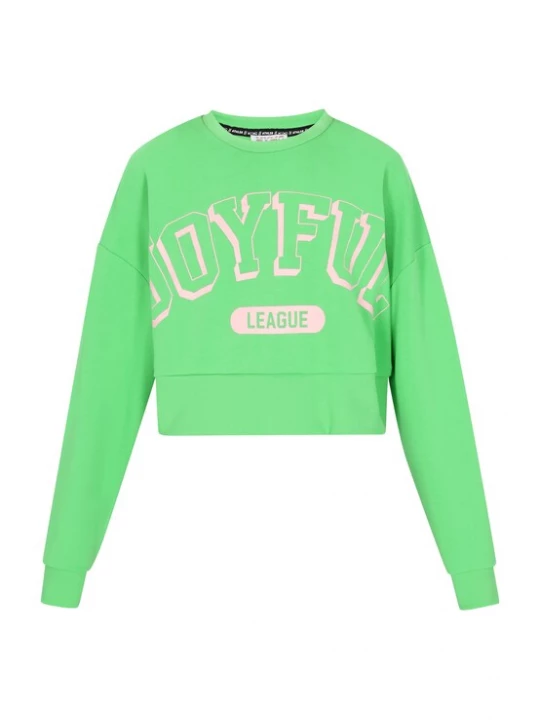 Foto van product myMo ATHLSR Sweatshirt 'Back To School' lichtgroen / rosa