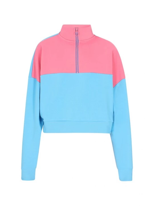 Foto van product myMo ATHLSR Sweatshirt 'Comfy' azuur / pitaja roze