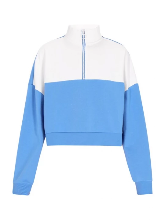 Foto van product myMo ATHLSR Sweatshirt 'Comfy' royal blue / koningsblauw / wit