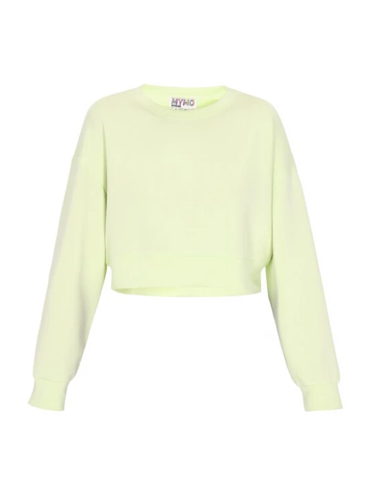 Foto van product myMo ATHLSR Sweatshirt 'Fashion Look' limoen