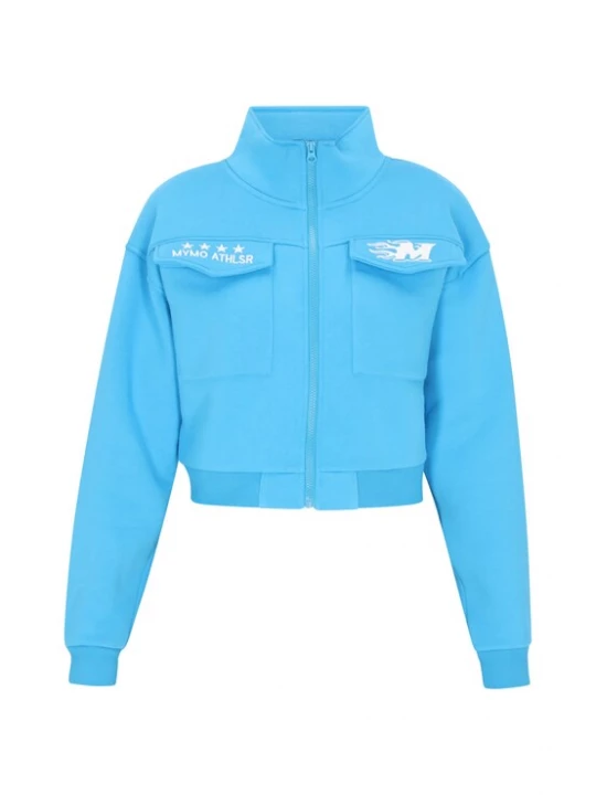 Foto van product myMo ATHLSR Sweatvest azuur / wit