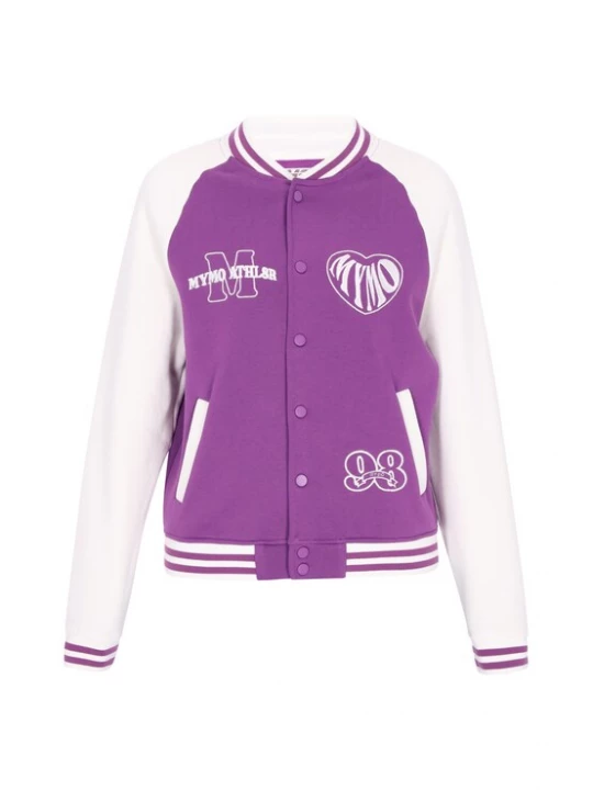 Foto van product myMo ATHLSR Sweatvest lila / offwhite