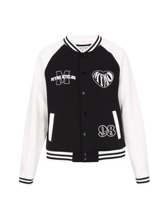 Foto van product myMo ATHLSR Sweatvest zwart / offwhite