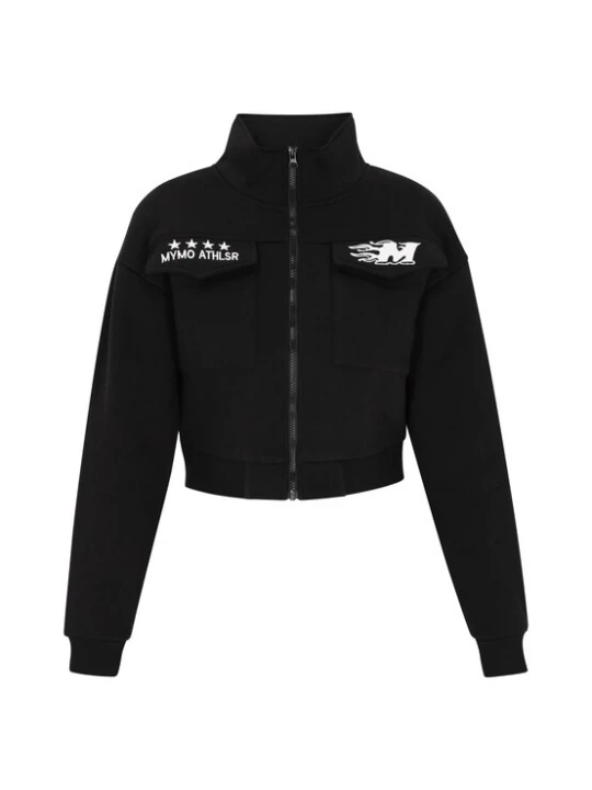Foto van product myMo ATHLSR Sweatvest zwart / wit