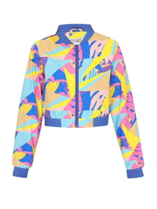 Foto van product myMo ATHLSR Tussenjas blauw / citroengeel / koraal / pink