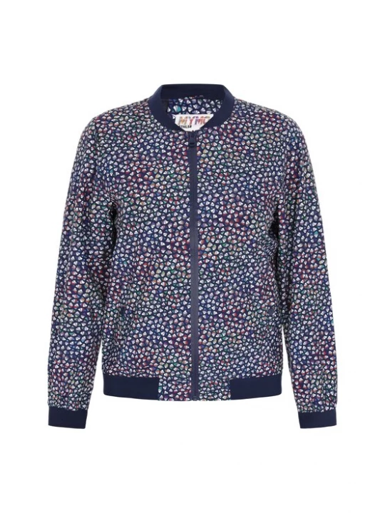 Foto van product myMo ATHLSR Tussenjas blauw / indigo / groen / wit