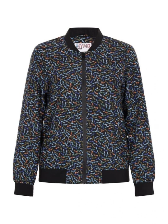 Foto van product myMo ATHLSR Tussenjas blauw / lichtblauw / rood / zwart