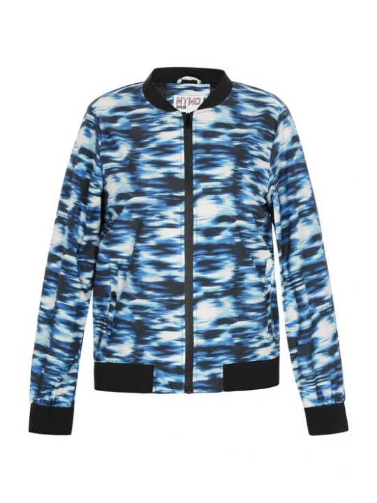 Foto van product myMo ATHLSR Tussenjas blauw / zwart / wit