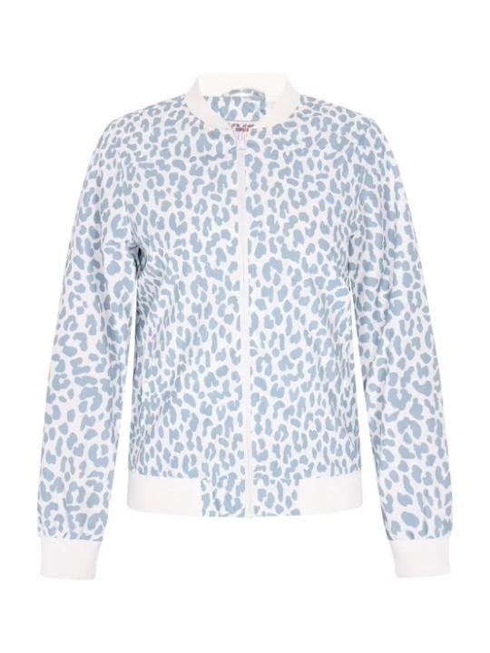 Foto van product myMo ATHLSR Tussenjas duifblauw / wit