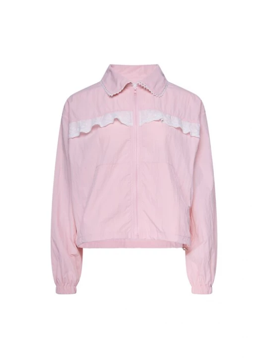 Foto van product myMo ATHLSR Tussenjas pink / wit