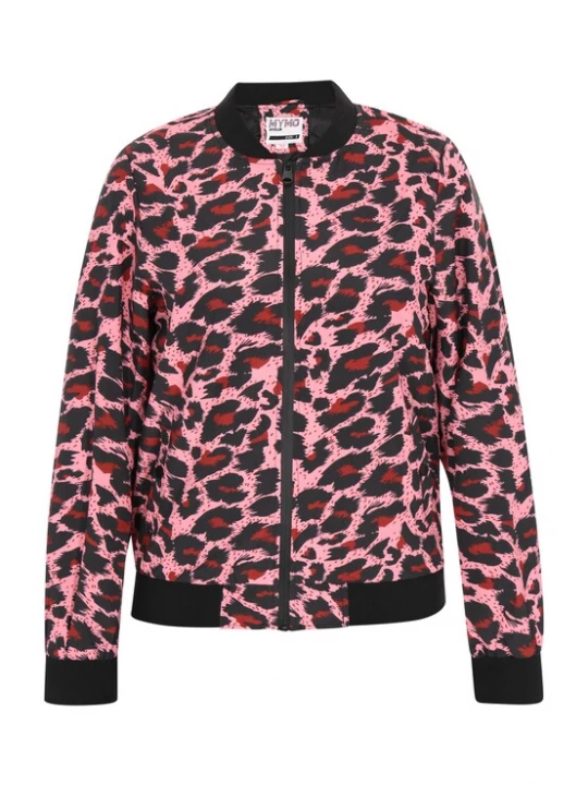 Foto van product myMo ATHLSR Tussenjas zalm roze / rood / zwart