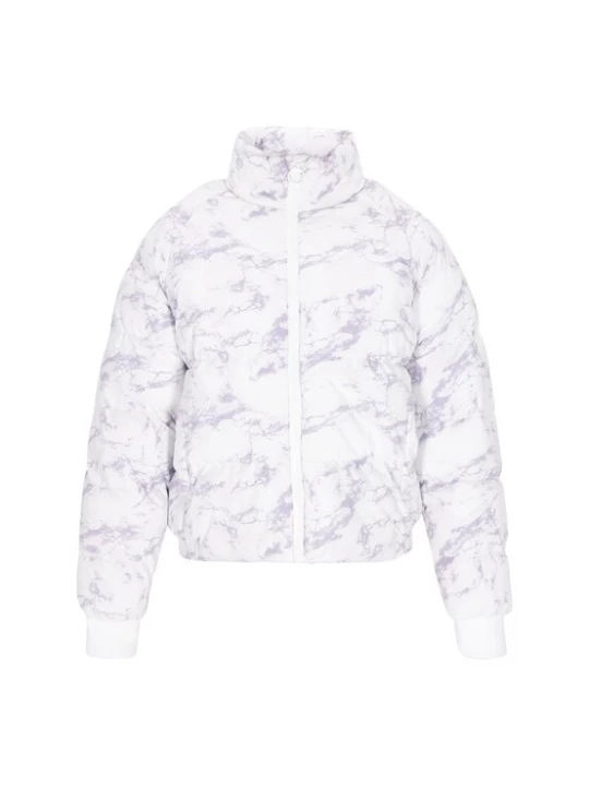 Foto van product myMo ATHLSR Winterjas 'Athleisure' lichtgrijs / wit