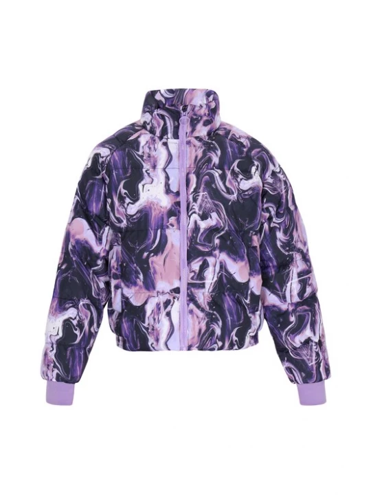 Foto van product myMo ATHLSR Winterjas 'Athleisure' lila / lavendel / rosa / zwart