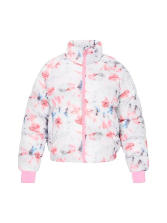 Foto van product myMo ATHLSR Winterjas 'Athleisure' royal blue / koningsblauw / lichtgrijs / rosa