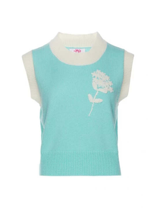 Foto van product MYMO Bodywarmer blauw / offwhite