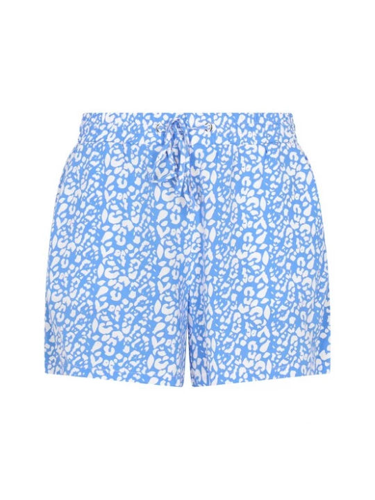 Foto van product swirly Broek azuur / wit