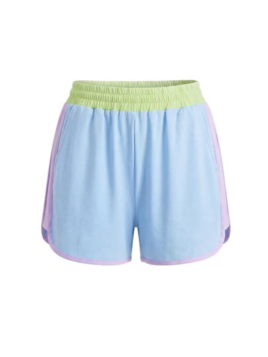 Foto van product MYMO Broek blauw / lichtgroen / pink