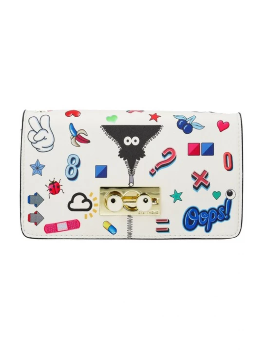 Foto van product MYMO Clutch 'Pop Eyetheme' gemengde kleuren / wit